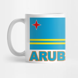 The Pride of Aruba - Aruba Flag Design Mug